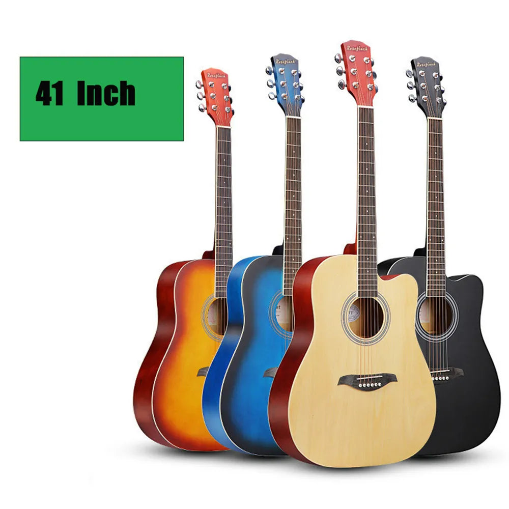 Rosefinch Full Pack 38/41 Inch Acoustic Guitar - Ampere Galaxy