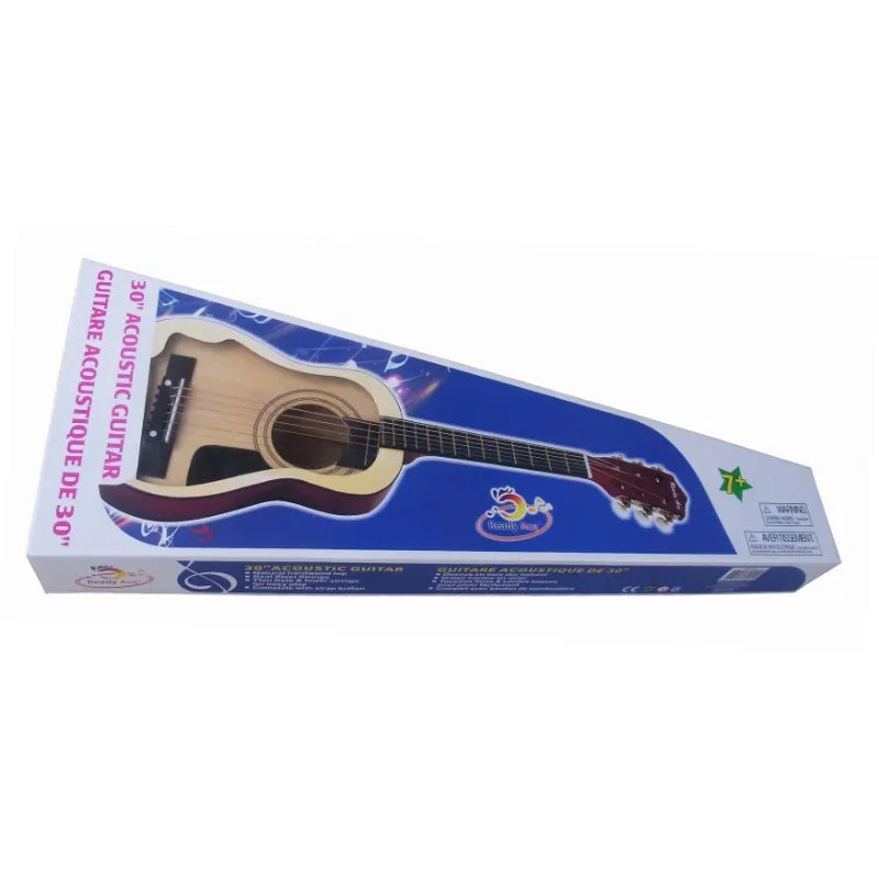 Ready Ace AG-30N 30" Student Beginner Tan Guitar, Ages 7 Years and up - Ampere Galaxy