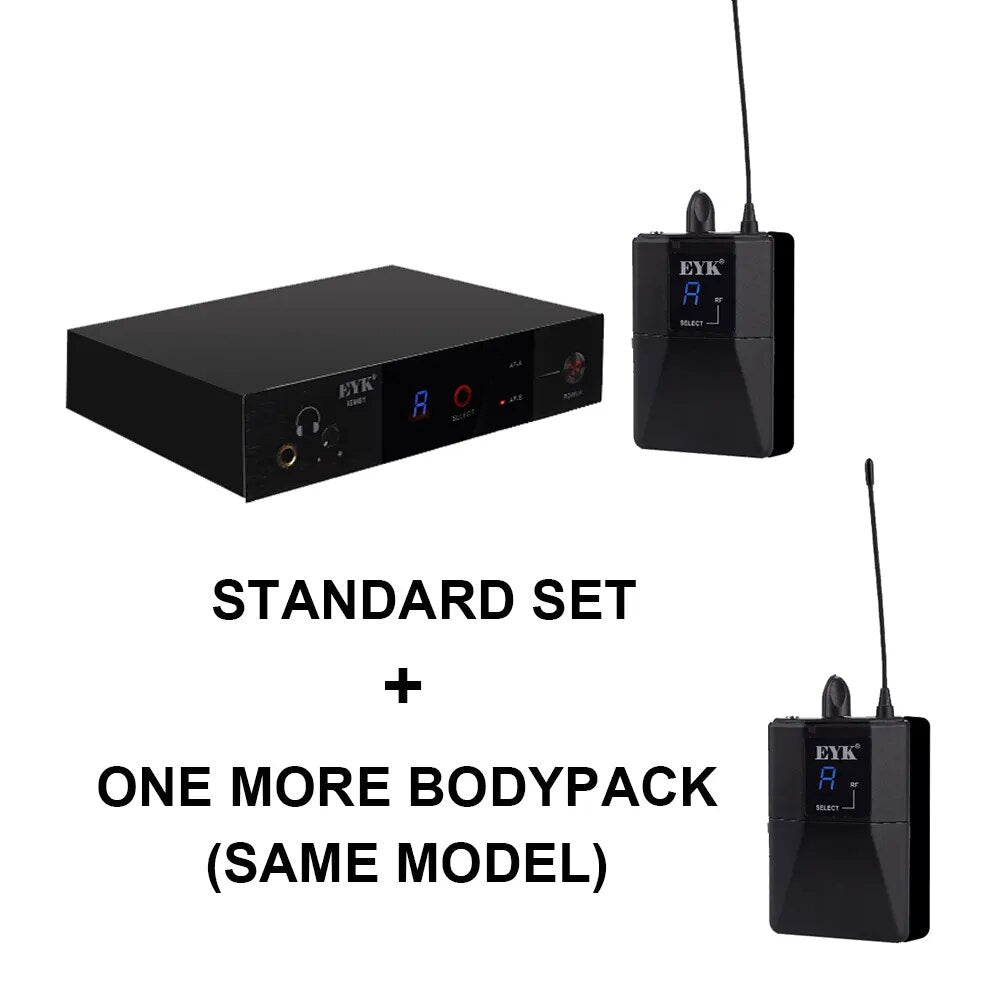 EYK IEM81 UHF Wireless In Ear Monitoring System 16 Frequencies - Ampere Galaxy