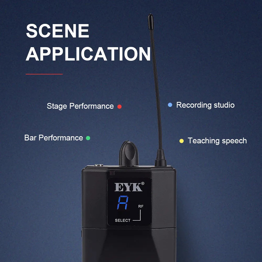 EYK IEM81 UHF Wireless In Ear Monitoring System 16 Frequencies - Ampere Galaxy