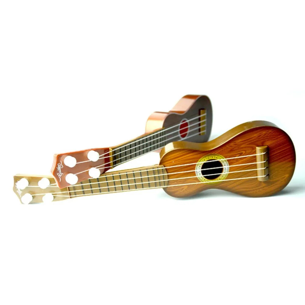 14.5-inch Plastic Ukulele Beginner Hawaiian 4 Nylon Strings - Ampere Galaxy