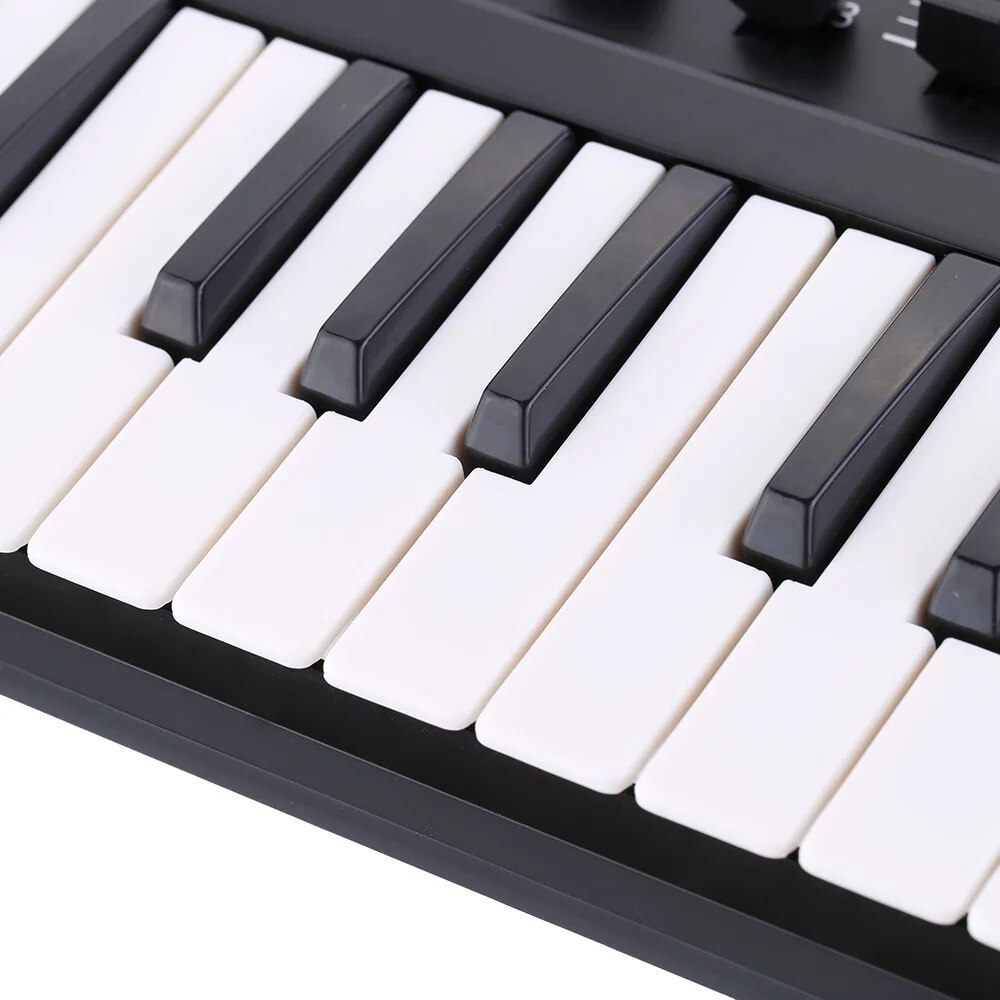 Worlde Panda Midi Keyboard Mini 25 Velocity-sensitive Keys USB Powered Drum Pad MIDI Controller - Ampere Galaxy