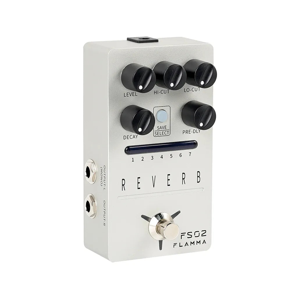 FLAMMA FS02 Reverb Pedal Reverb Stereo Electric Guitar Effects Pedal - Ampere Galaxy