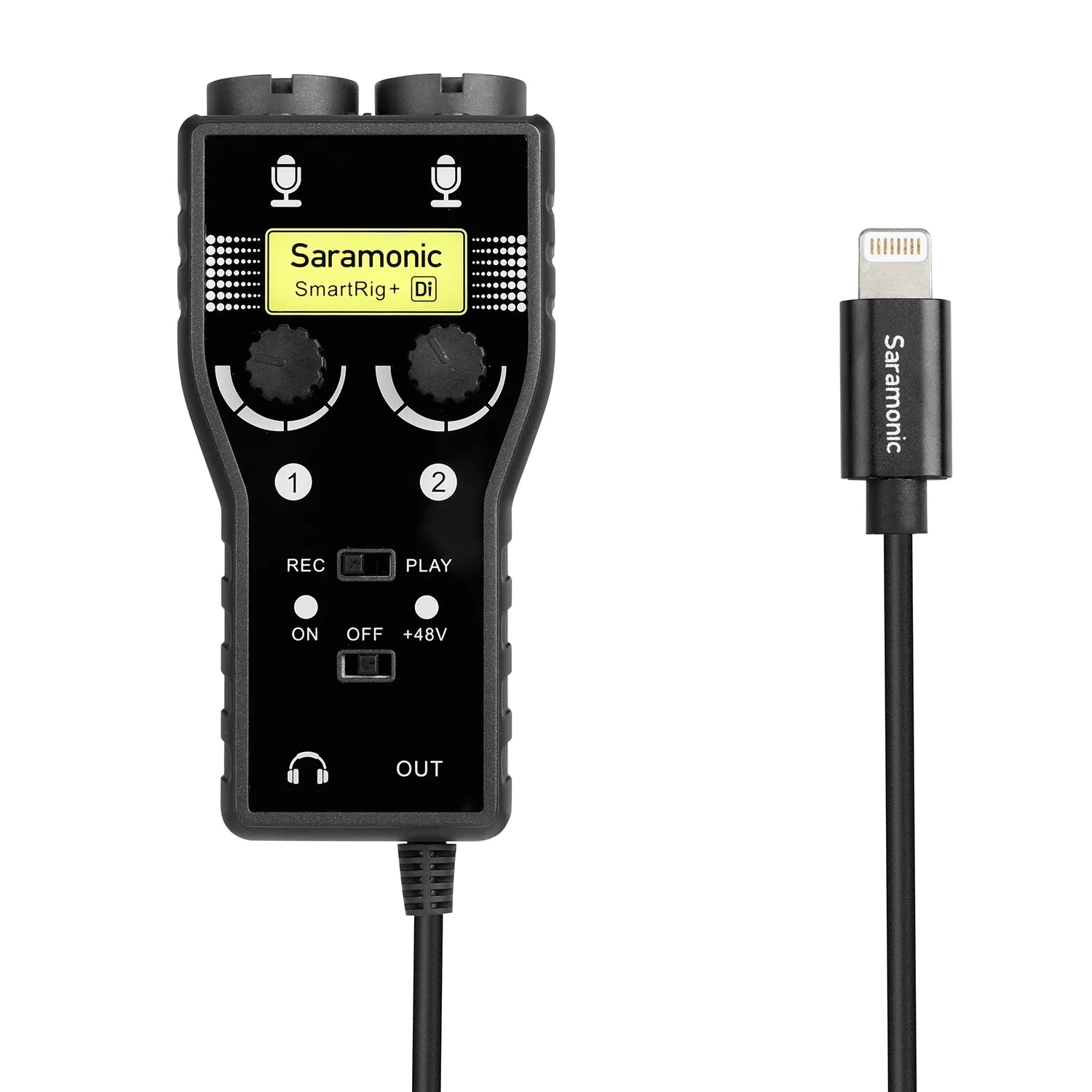 Saramonic SmartRig Professional Audio interface for Guitar XLR Microphone DSLR - Ampere Galaxy