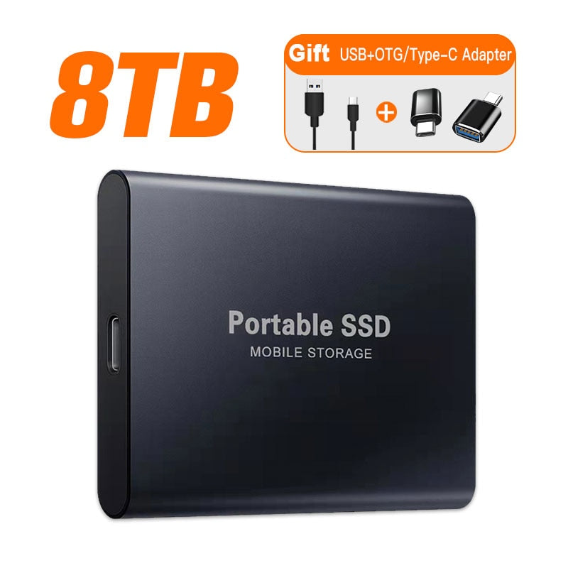 1TB-64TB SSD External Hard Drive Type-C USB 3.1 - Ampere Galaxy