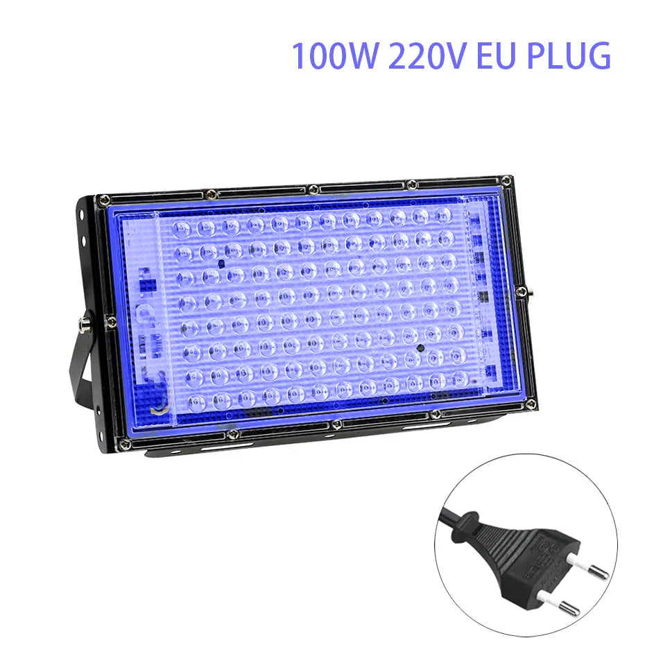 ALIEN 50W-100W LED UV Stage Blacklight/Ultraviolet flood light - Ampere Galaxy