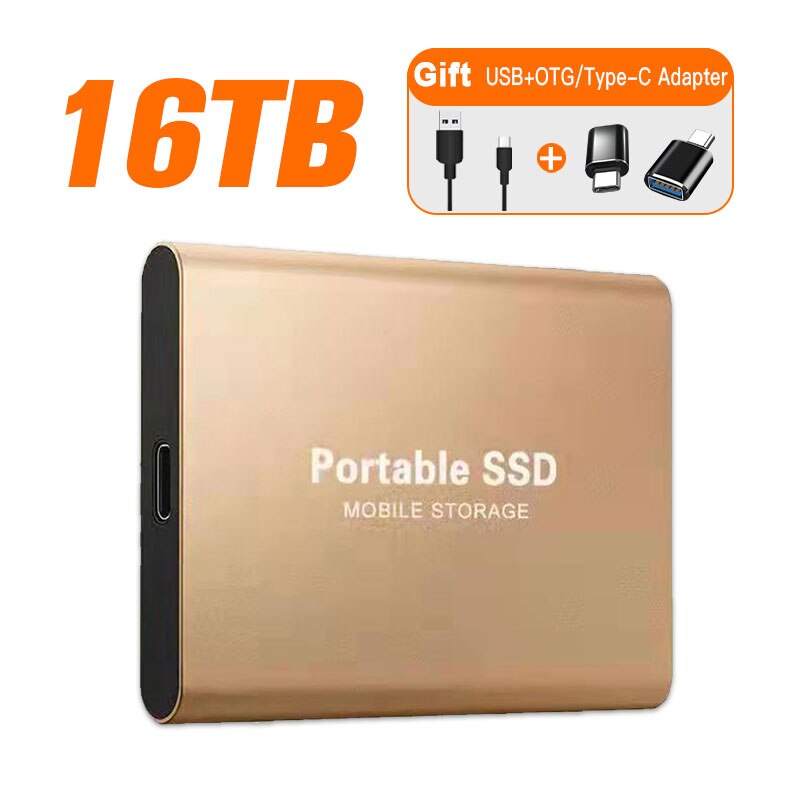 1TB-64TB SSD External Hard Drive Type-C USB 3.1 - Ampere Galaxy