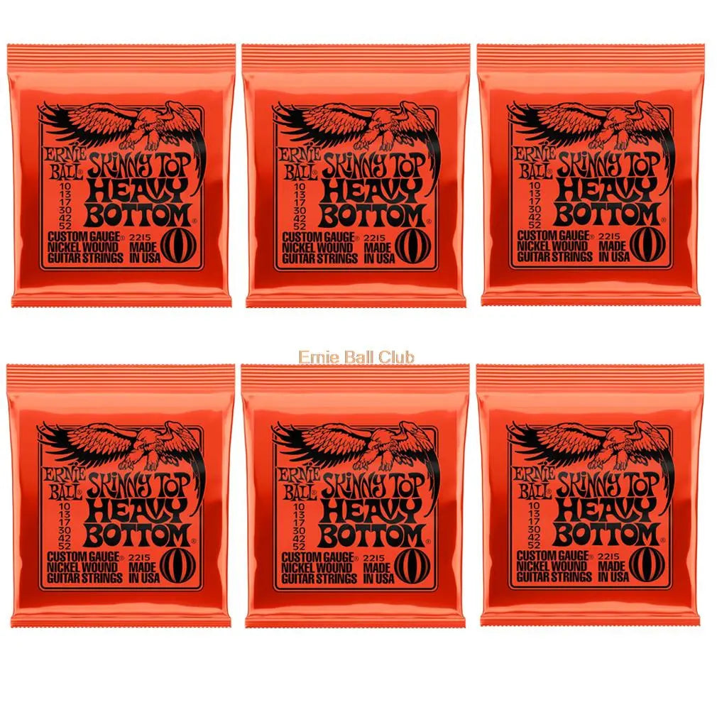 6 Packs/Set Ernie-Ball Nickel Electric Guitar Strings 2215 2220 2221 2222 2223 2225 Cobalt Slinky 2721 2723 2727 Free Shipping - Ampere Galaxy