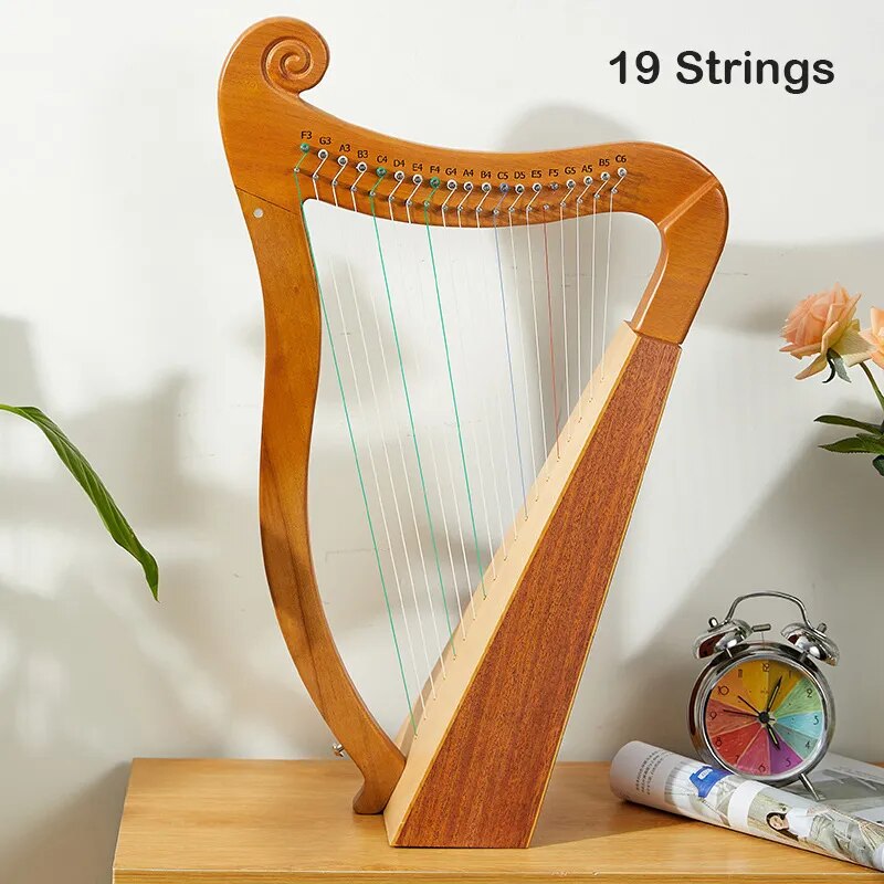 High Quality Harp 19 23 26 String Half Key Lyre Harp - Ampere Galaxy