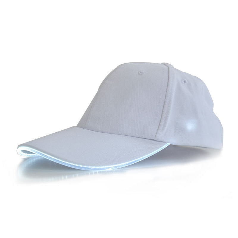 Customizable Super Dazzling LED Fiber Optic Baseball Cap - Ampere Galaxy