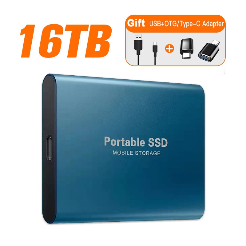 1TB-64TB SSD External Hard Drive Type-C USB 3.1 - Ampere Galaxy