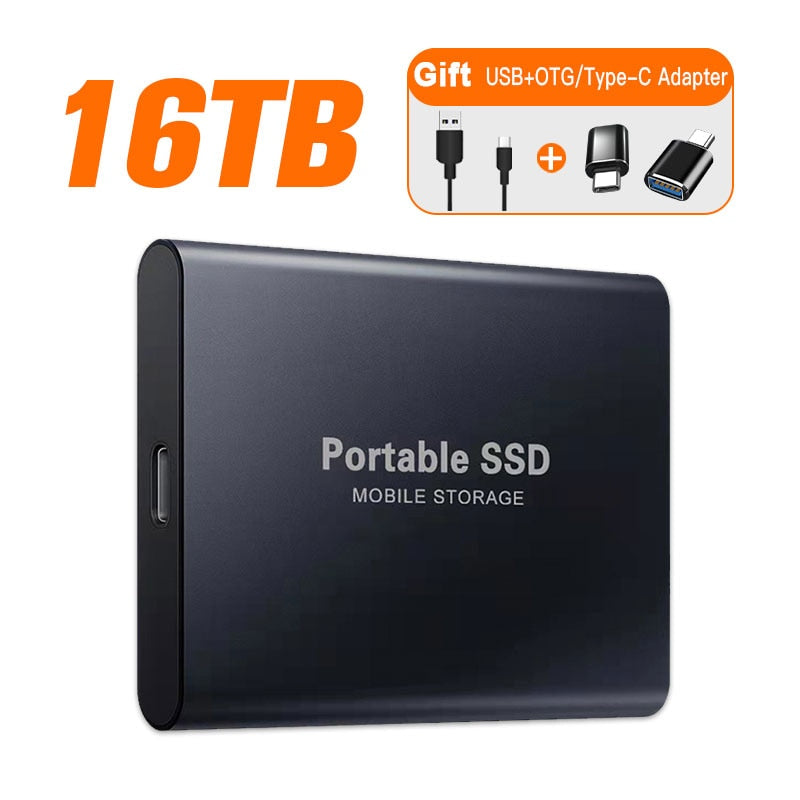 1TB-64TB SSD External Hard Drive Type-C USB 3.1 - Ampere Galaxy