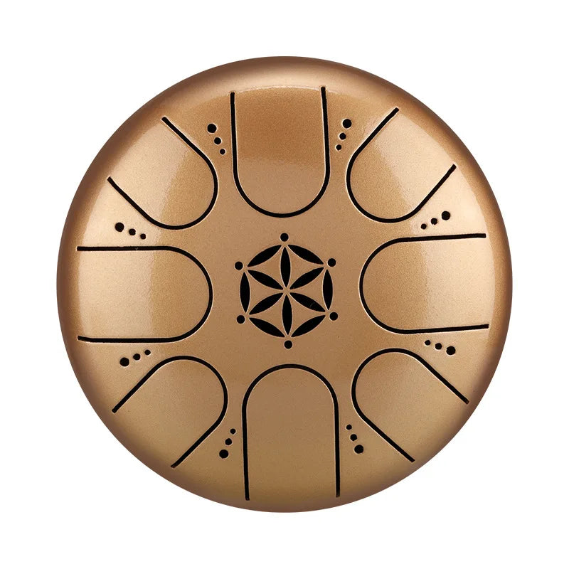 HLURU 5 Inch 8 Tone Steel Tongue Drum