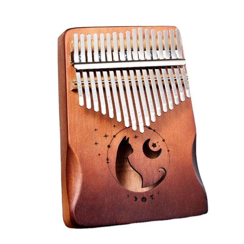 Professional Kalimba: 17/21 Key Solid Wood Veneer Thumb Piano - A Musical Delight and Perfect Christmas Gift!