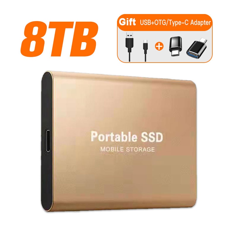 1TB-64TB SSD External Hard Drive Type-C USB 3.1 - Ampere Galaxy