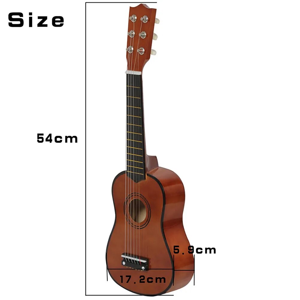 21 inch Ukulele 6 String Instrument with Picks - Ampere Galaxy