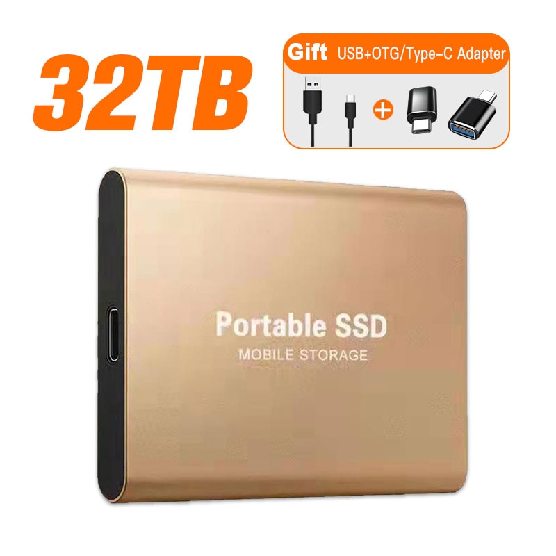 1TB-64TB SSD External Hard Drive Type-C USB 3.1 - Ampere Galaxy