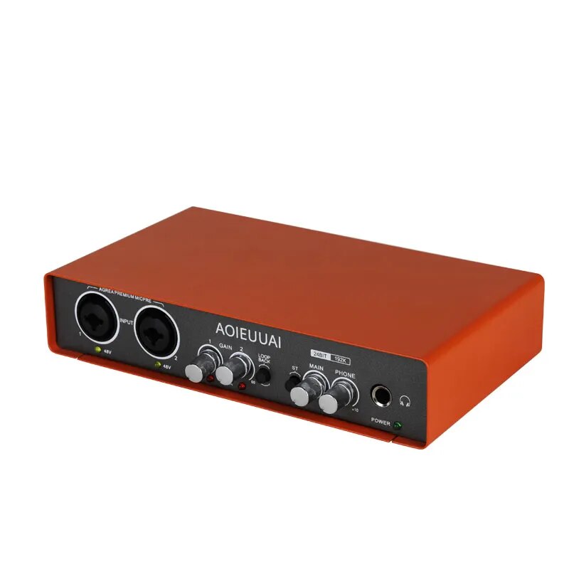 Audio Interface Sound Card with Monitoring system - Ampere Galaxy