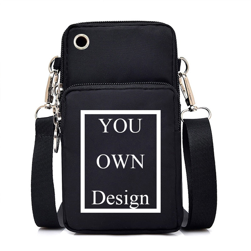 Customizable with a Photo or Logo CrossBody Bag/Purse - Ampere Galaxy