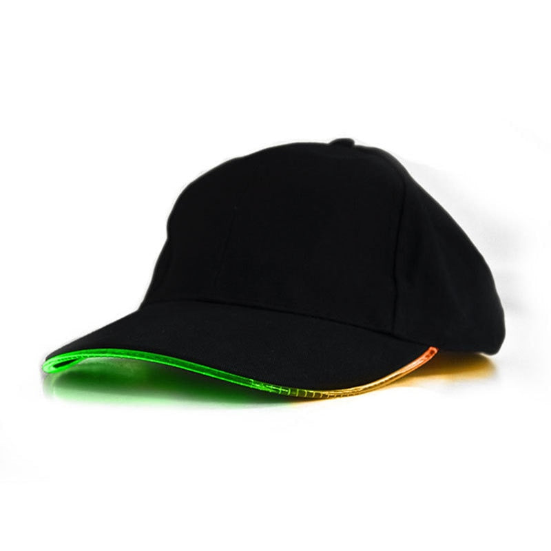 Customizable Super Dazzling LED Fiber Optic Baseball Cap - Ampere Galaxy