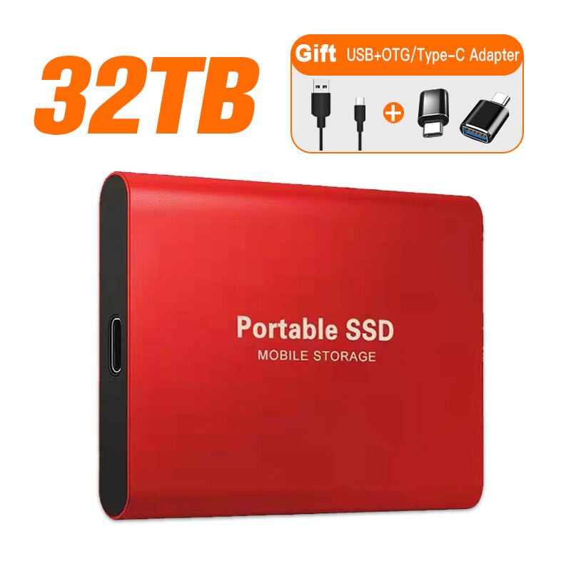 1TB-64TB SSD External Hard Drive Type-C USB 3.1 - Ampere Galaxy