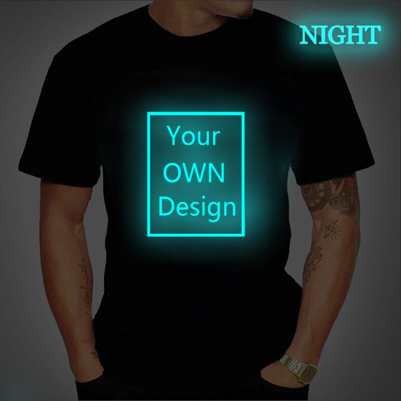 Luminous Custom T Shirt for Men and Women - Ampere Galaxy