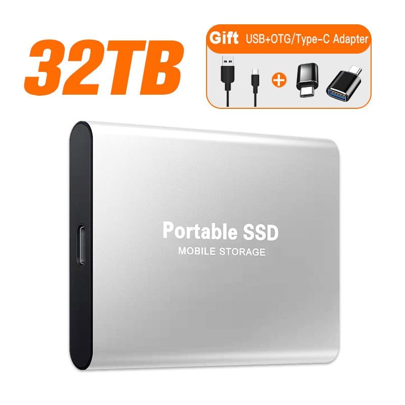 1TB-64TB SSD External Hard Drive Type-C USB 3.1 - Ampere Galaxy