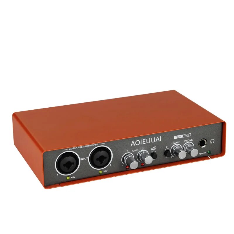 Audio Interface Sound Card with Monitoring system - Ampere Galaxy