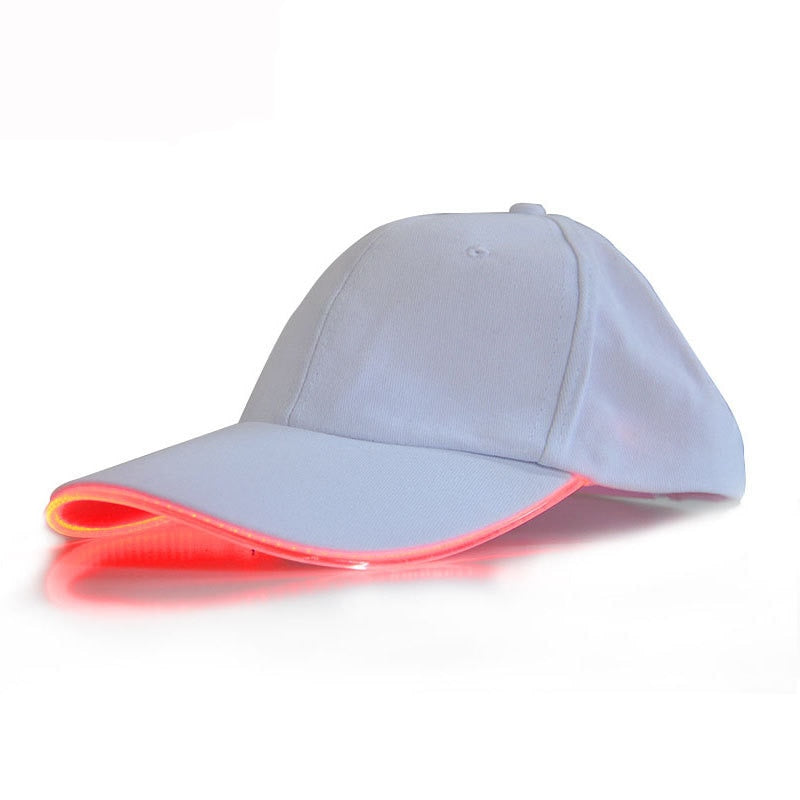 Customizable Super Dazzling LED Fiber Optic Baseball Cap - Ampere Galaxy