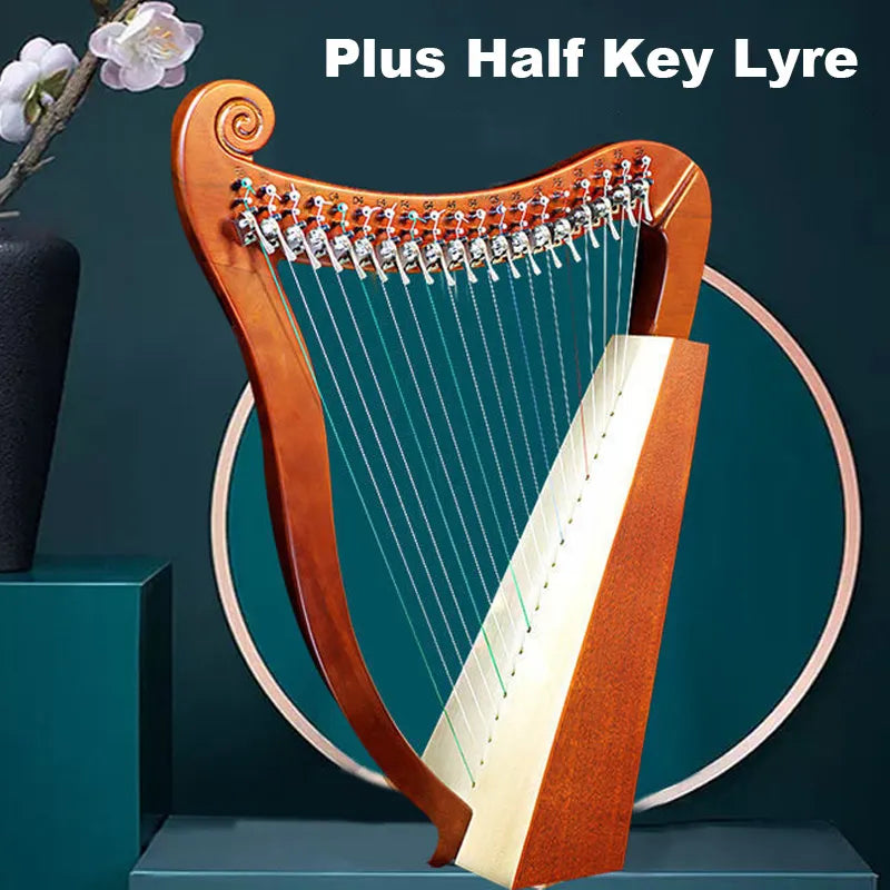 High Quality Harp 19 23 26 String Half Key Lyre Harp - Ampere Galaxy