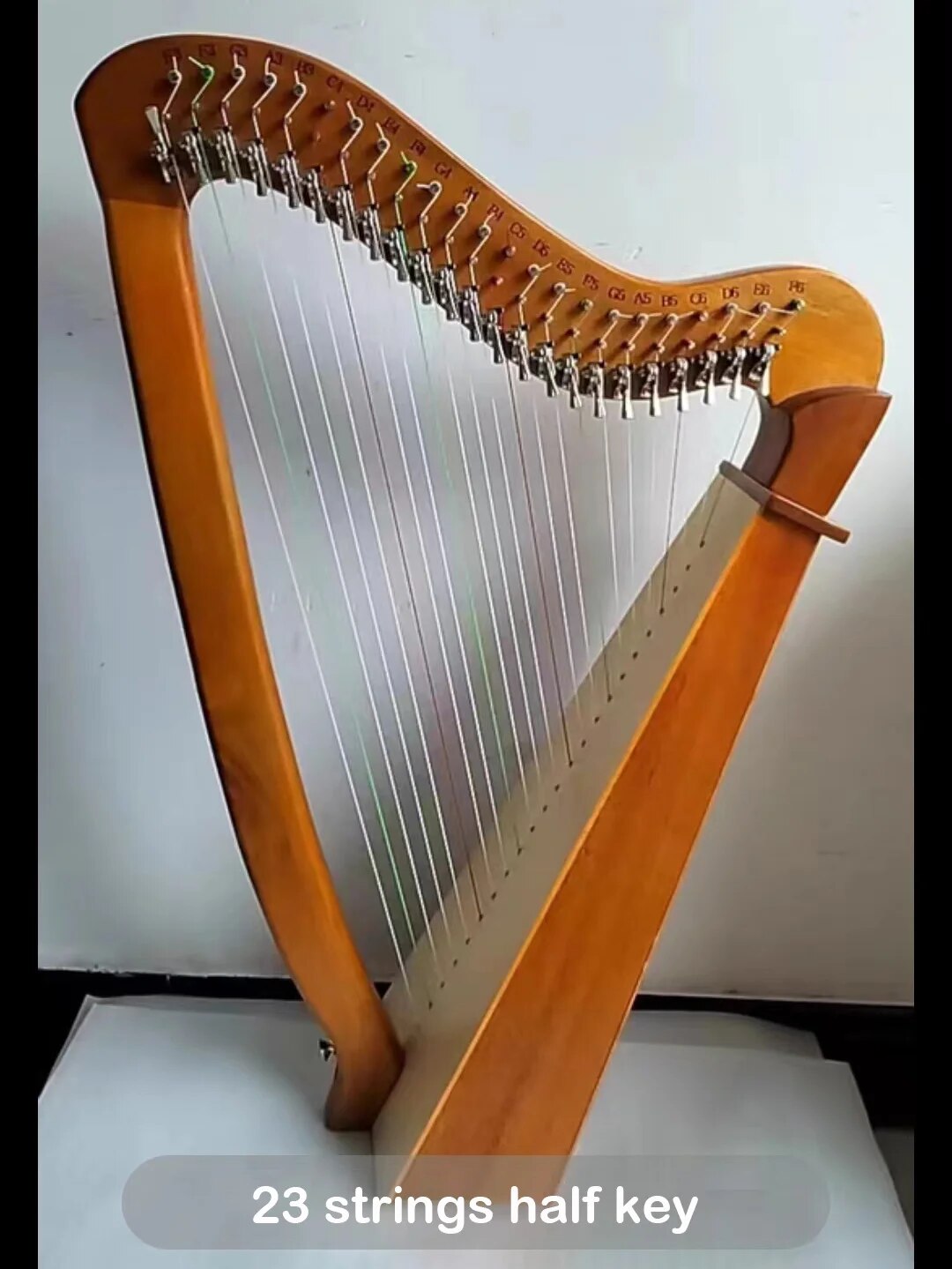 High Quality Harp 19 23 26 String Half Key Lyre Harp - Ampere Galaxy