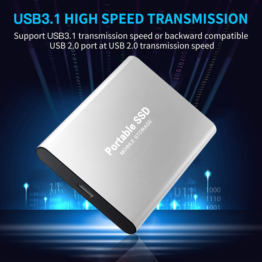 1TB-64TB SSD External Hard Drive Type-C USB 3.1 - Ampere Galaxy