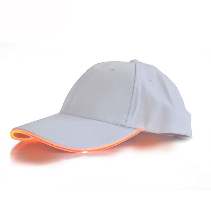 Customizable Super Dazzling LED Fiber Optic Baseball Cap - Ampere Galaxy