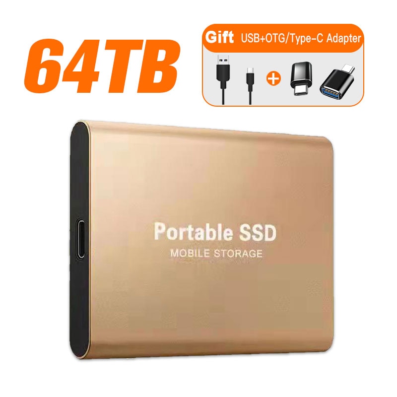 1TB-64TB SSD External Hard Drive Type-C USB 3.1 - Ampere Galaxy