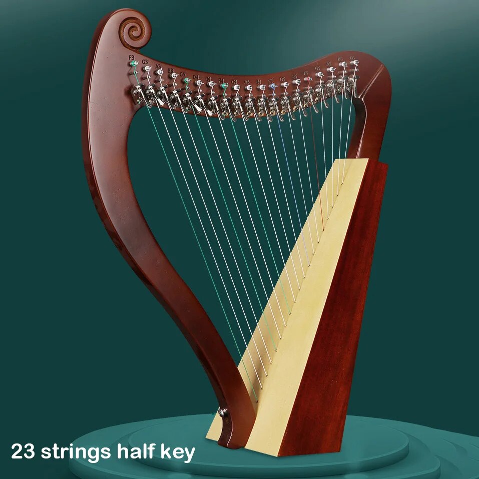 High Quality Harp 19 23 26 String Half Key Lyre Harp - Ampere Galaxy