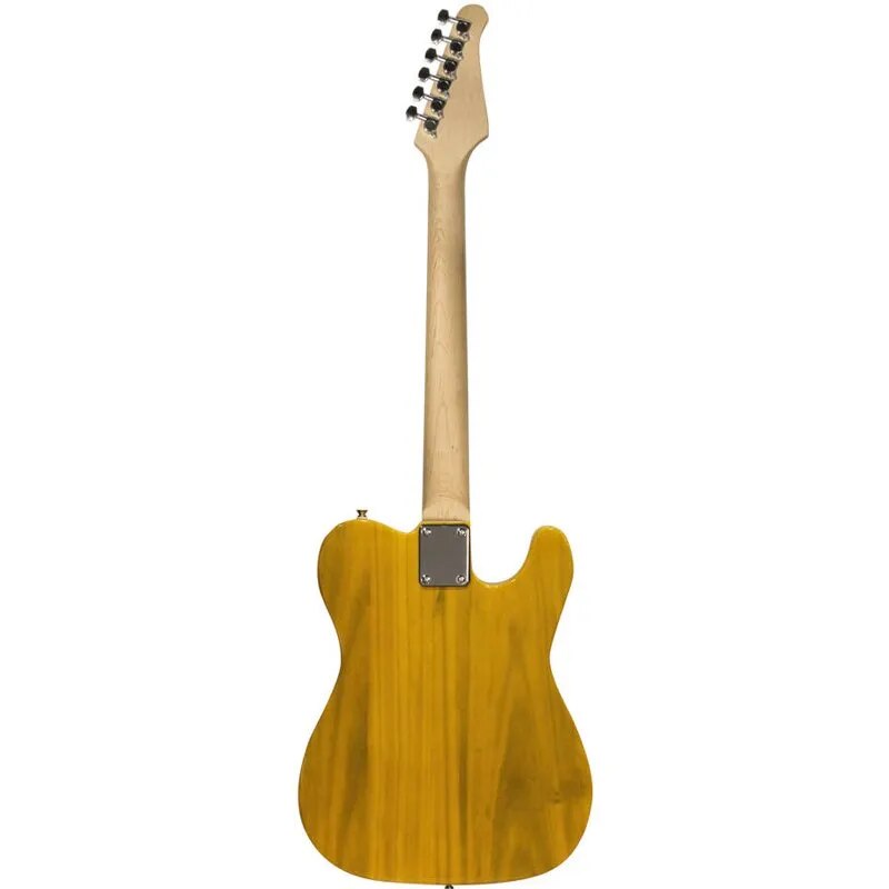 Butterscotch ET Series Left/right-Handed Electric Guitar with black Pickguard - Ampere Galaxy