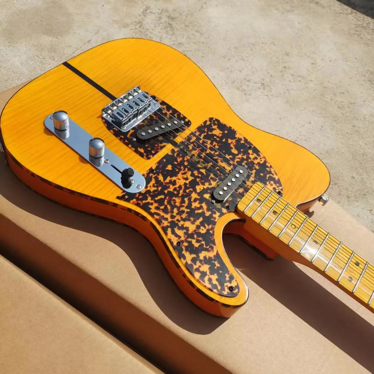 Prince HS Anderson & Hohner Madcat Tele Amber Yellow - Ampere Galaxy