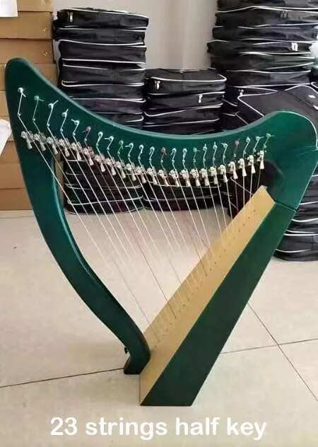 High Quality Harp 19 23 26 String Half Key Lyre Harp - Ampere Galaxy