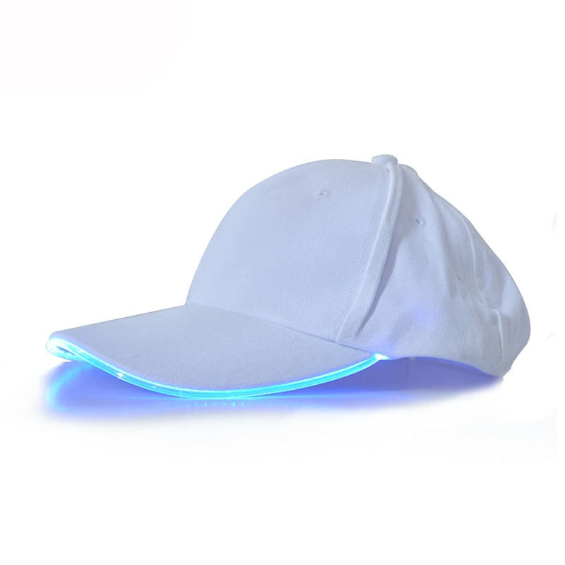 Customizable Super Dazzling LED Fiber Optic Baseball Cap - Ampere Galaxy