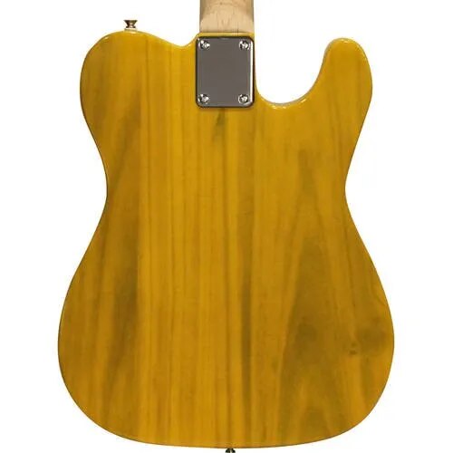 Butterscotch ET Series Left/right-Handed Electric Guitar with black Pickguard - Ampere Galaxy