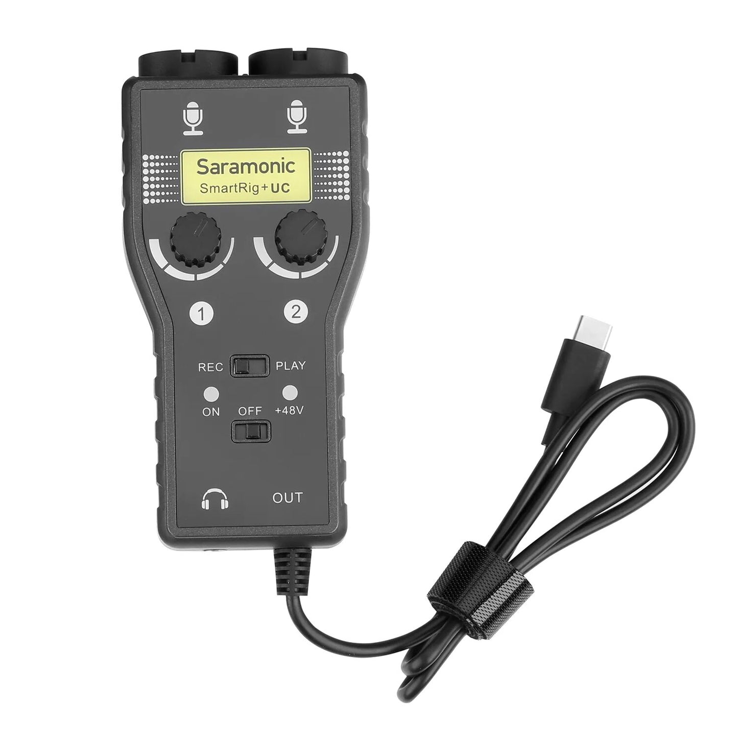 Saramonic SmartRig Professional Audio interface for Guitar XLR Microphone DSLR - Ampere Galaxy