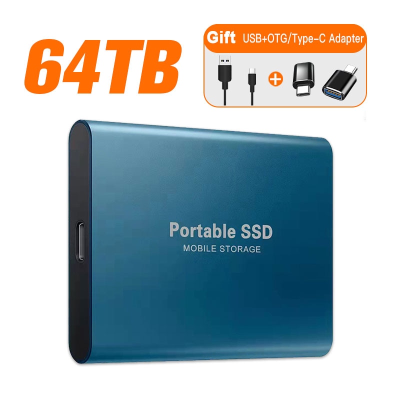 1TB-64TB SSD External Hard Drive Type-C USB 3.1 - Ampere Galaxy