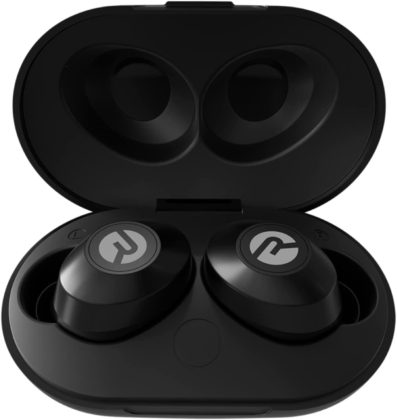 Everyday Harmony: True Wireless Bluetooth Earbuds with Microphone, Stereo Sound, 32-Hour Playtime, Sleek Matte Black Design