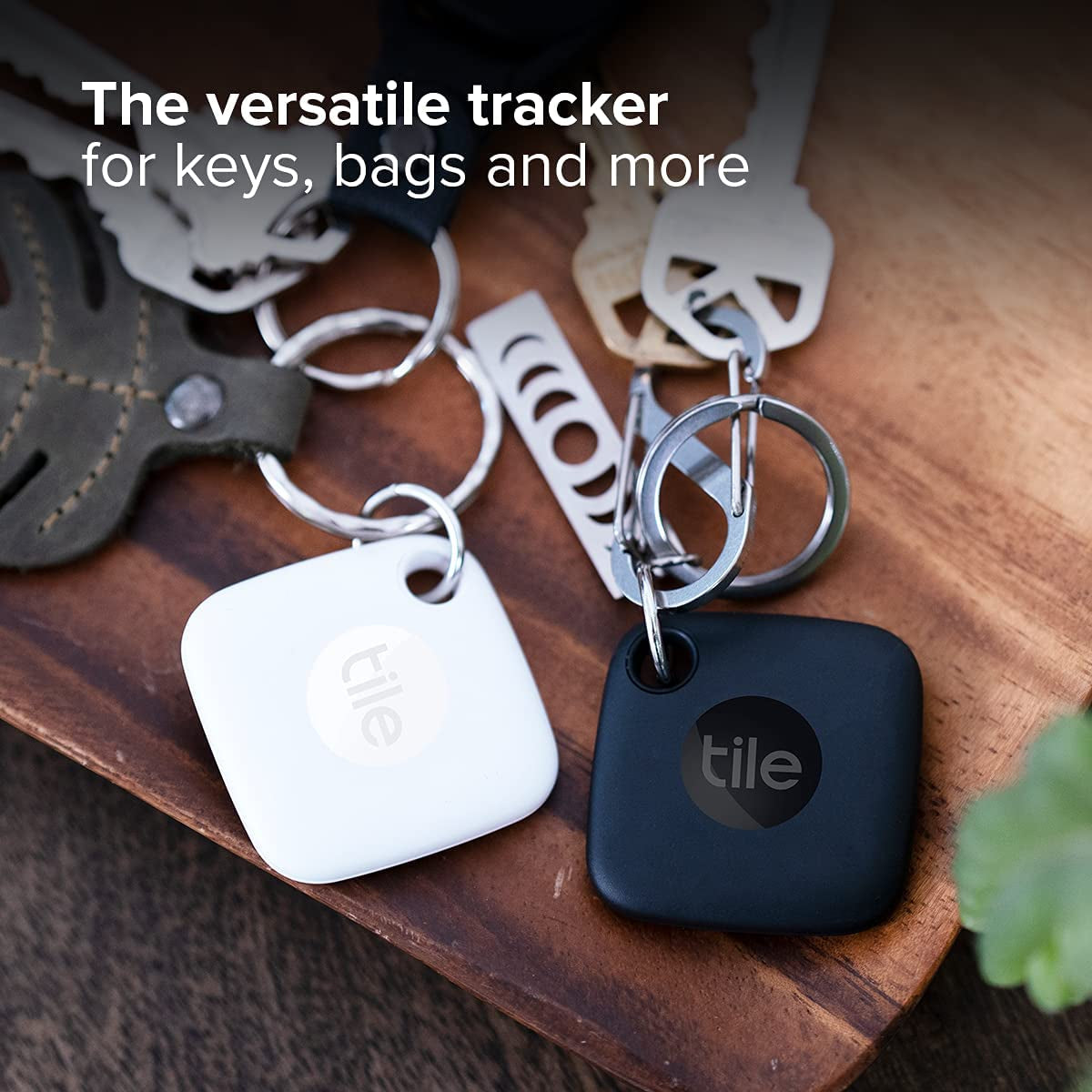 Mate 2-Pack. Bluetooth Tracker, Keys Finder and Item Locator for Keys, Bags and More; up to 250 Ft. Range. Water-Resistant. Phone Finder. Ios and Android Compatible.