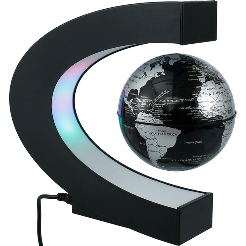 Levitating Lamp Magnetic Levitation Globe LED World Floating Lamp Rotating Globe Lights Bedside Lights Novelty Christmas Gifts