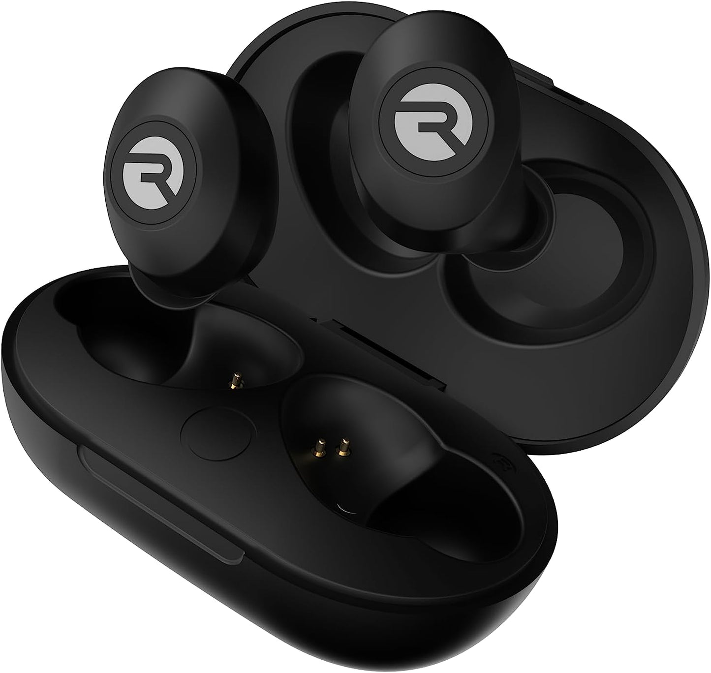 Everyday Harmony: True Wireless Bluetooth Earbuds with Microphone, Stereo Sound, 32-Hour Playtime, Sleek Matte Black Design