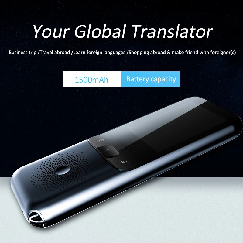 2023 New T11 Portable Audio Translator - Advanced Multilingual Smart Translator for Offline and Real-Time Language Translation with AI Voice and Photo Translation Capabilities