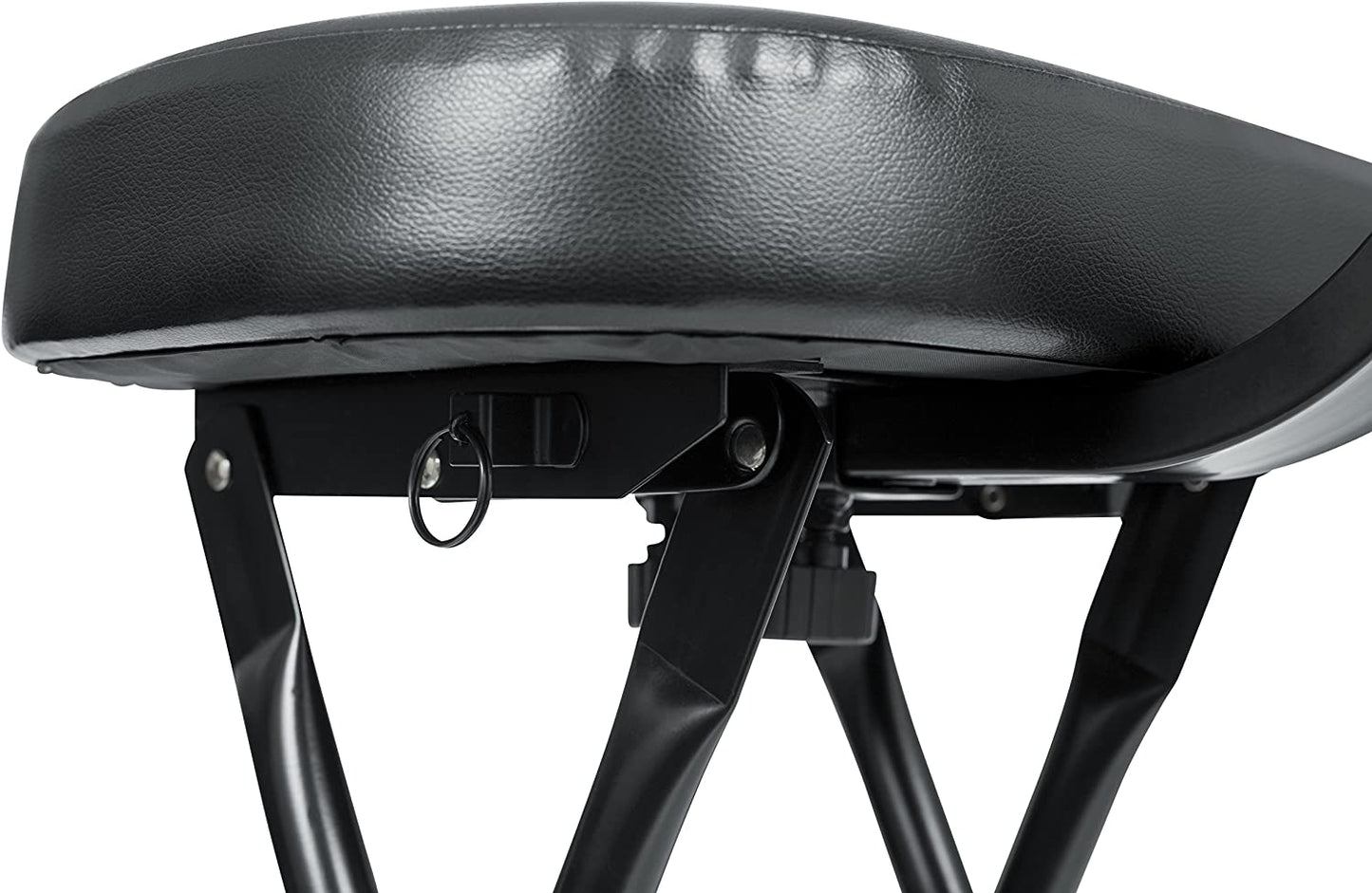 Guitar Seat with Padded Cushion, Ergonomic Backrest and Fold Out Guitar Stand; Holds Both Acoustic and Electric Guitars (GFW-GTR-SEAT)