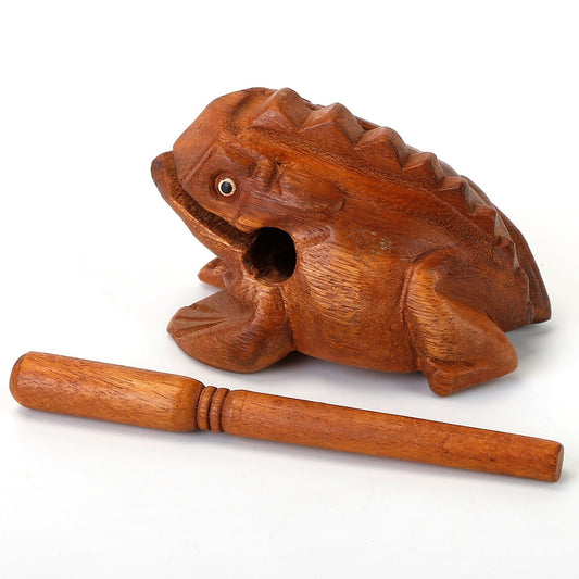 Fun Wooden Frog Percussion Instrument - Ampere Galaxy