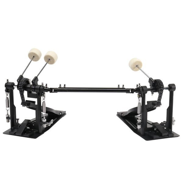 Wool Felt Hammer Double Drum Pedal in Black - Ampere Galaxy